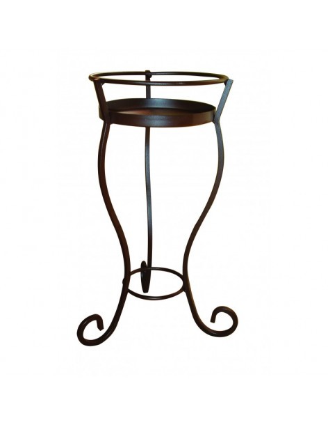 Porte-plantes "Volute" + soucoupe Louis Moulin Roule plante et supports pot à roulettes