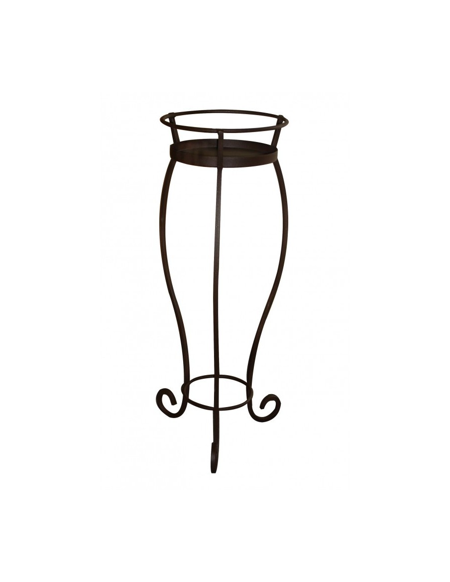 Porte-plantes "Volute" + soucoupe Louis Moulin Roule plante et supports pot à roulettes