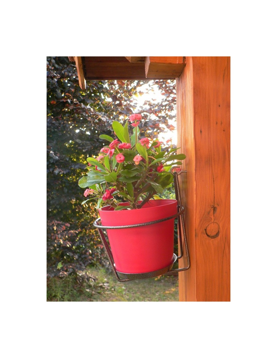 Porte-plantes mural Louis Moulin Roule plante et supports pot à roulettes