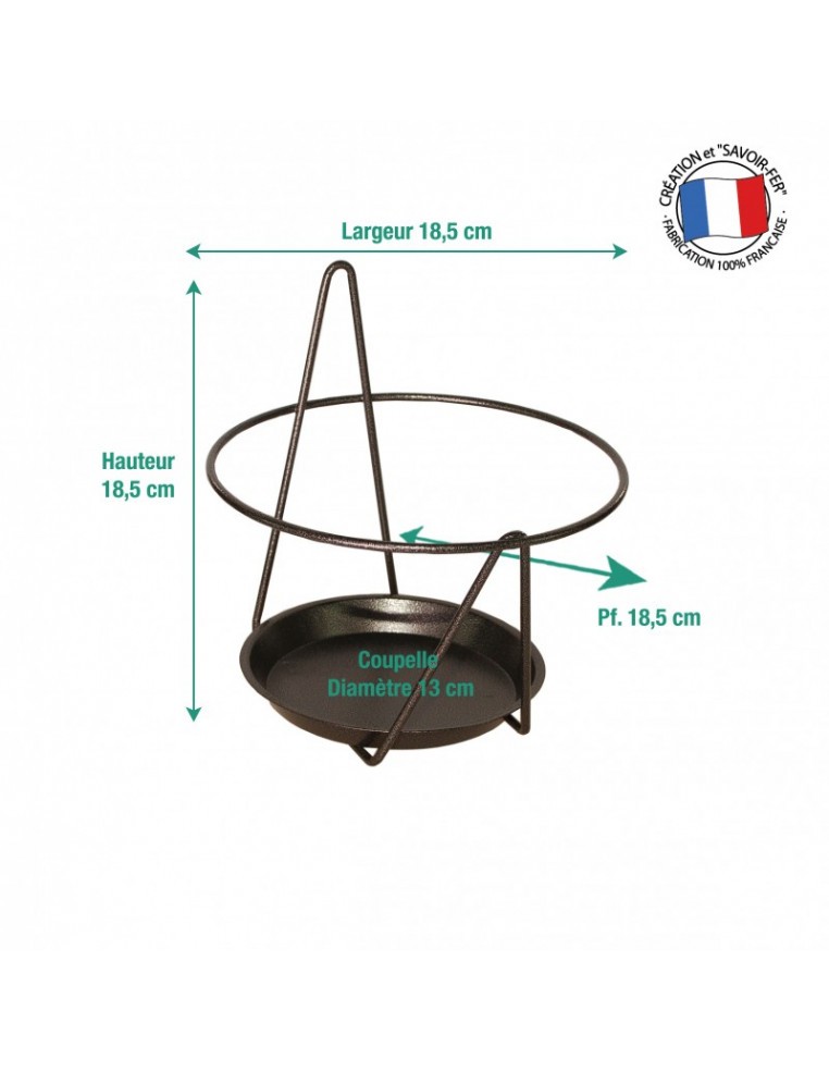 Porte-plantes mural Louis Moulin Roule plante et supports pot à roulettes