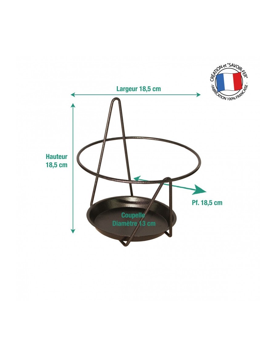 Porte-plantes mural Louis Moulin Roule plante et supports pot à roulettes