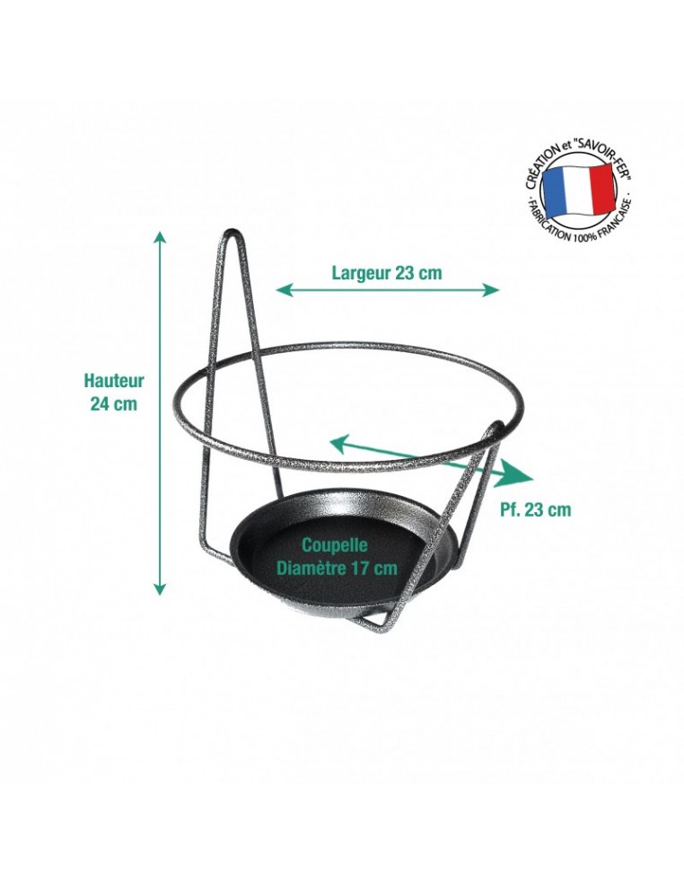 Porte-plantes mural Louis Moulin Roule plante et supports pot à roulettes