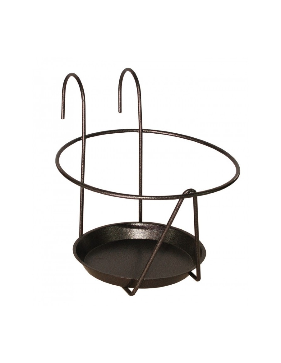 Porte-plantes + soucoupe avec crochets Louis Moulin Roule plante et supports pot à roulettes