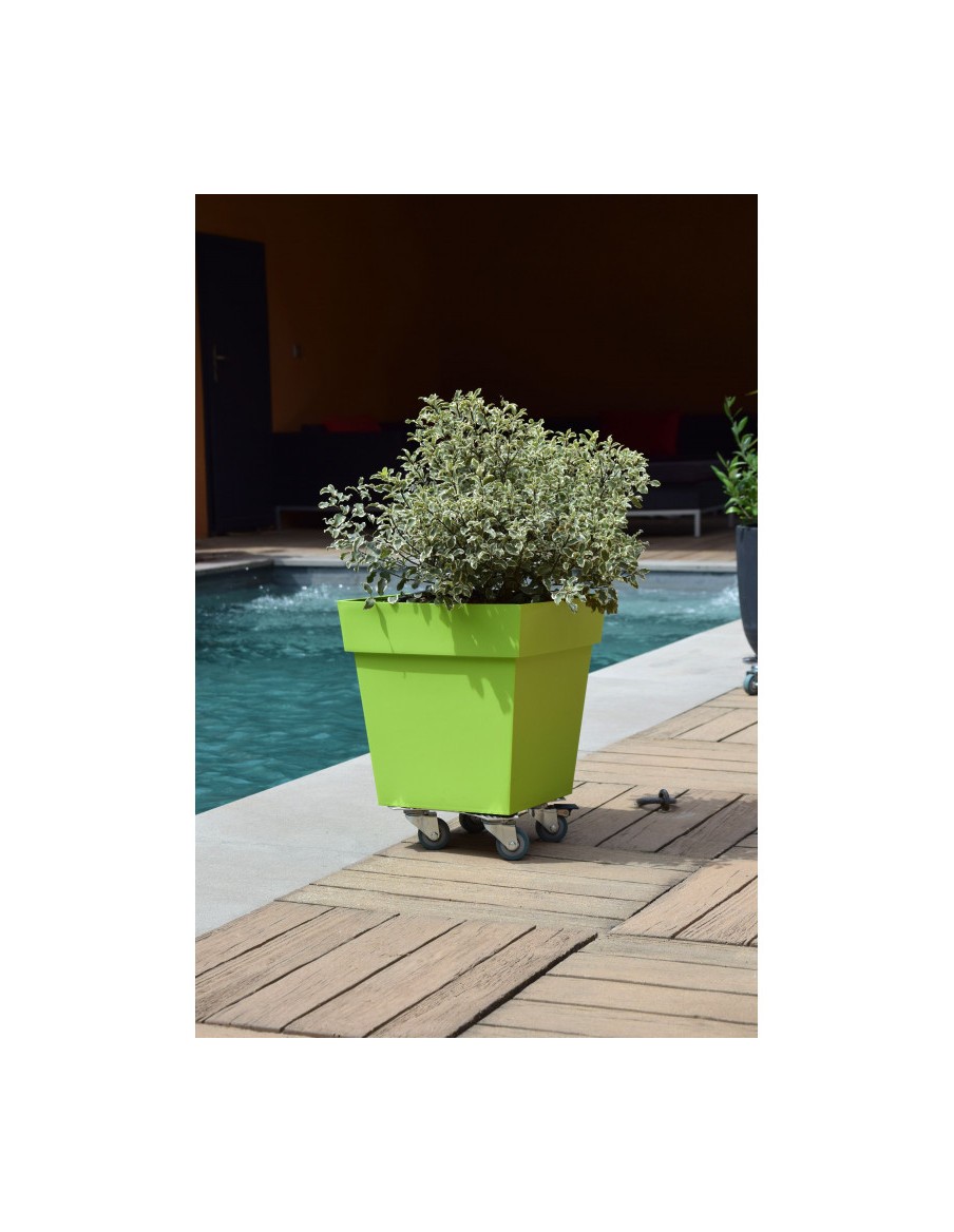 Support à 4 roues en aluminium Louis Moulin Support jardinière