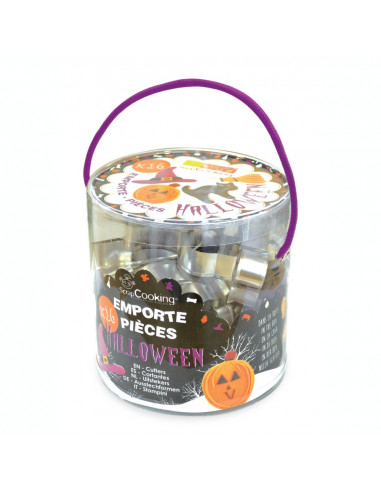 Seau de 16 emportes pièces en acier "Halloween" - ScrapCooking ScrapCooking Anniversaire et déco de fête