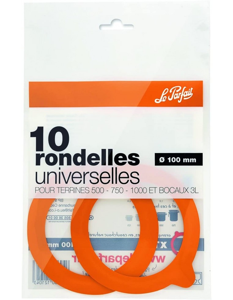 Sachet de 10 rondelles Super - Le Parfait Le Parfait Conserve et bocaux du jardin