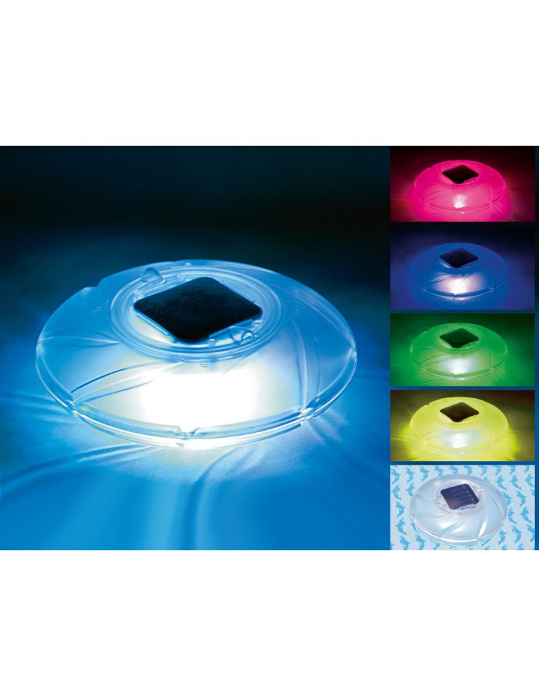 Lampe solaire LED pour piscine Ø18 cm - Bestway BestWay Accessoires pour piscines enterrées