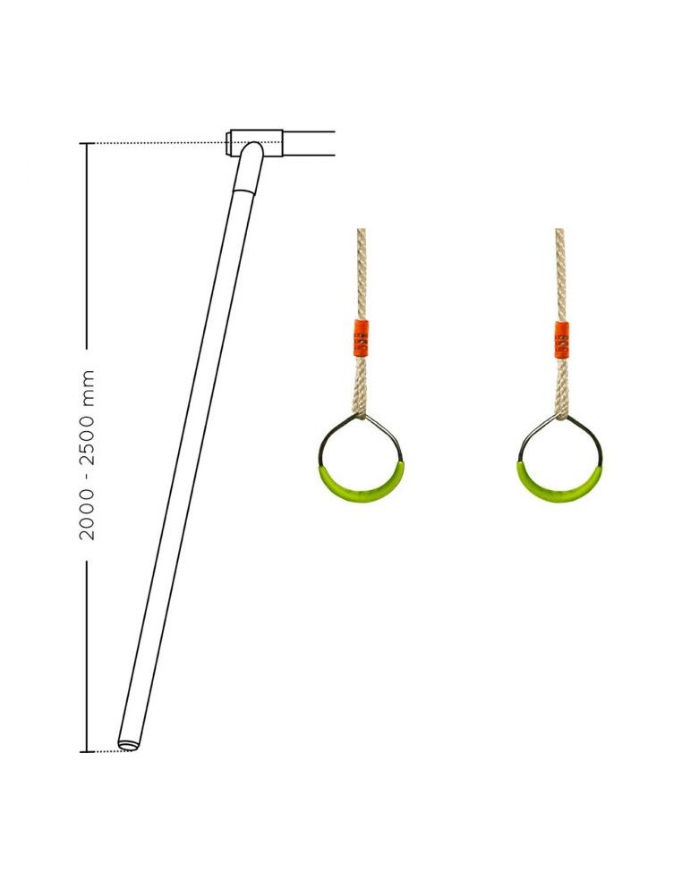 Paire d'anneaux Soulet Agrès, portique et accessoire