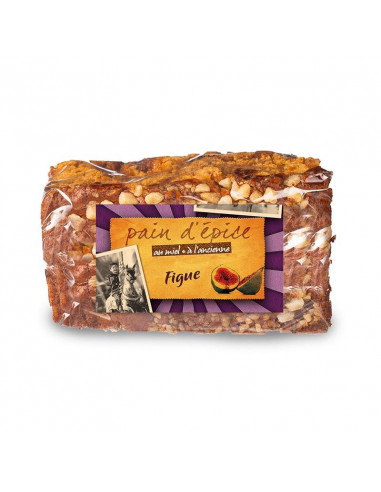 Pain d'épices à l'ancienne - Figues - 500 g Apidis Pain d'épices