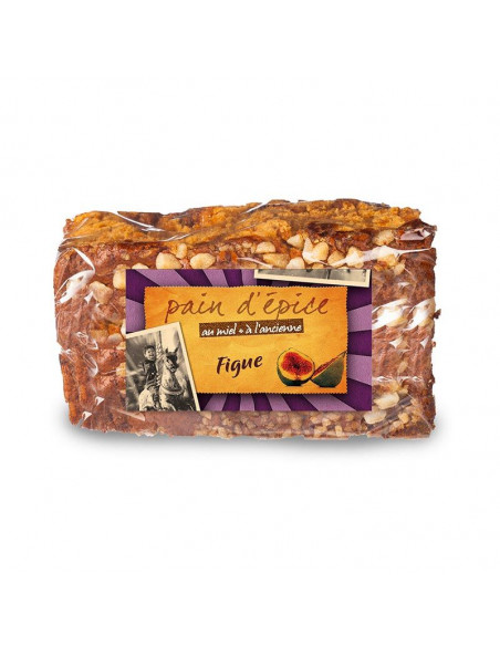 Pain d'épices à l'ancienne - Figues - 500 g Apidis Pain d'épices