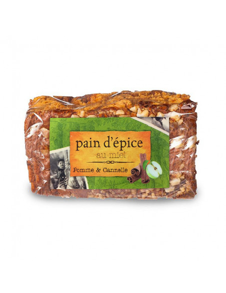 Pain d'épices à l'ancienne - Pomme cannelle - 220 g Apidis Pain d'épices