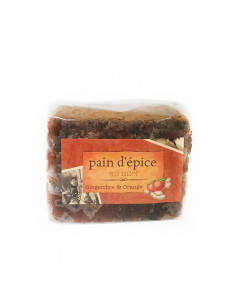 Pain d'épices à l'ancienne - Orange & Gingembre - 220 g Apidis Pain d'épices