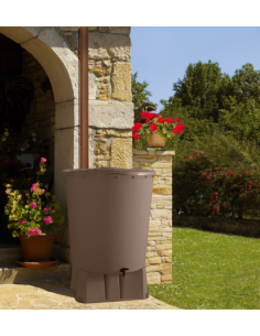 Récupérateur d'eau + socle 200L Bellijardin Récupérateur d'eau 2