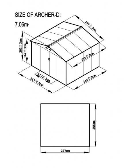 Abri de jardin T1 Green Way NC Abri de jardin