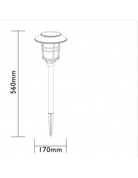 Lampe solaire Pleiade - Luxform Luxform lighting Eclairage terrasse solaire