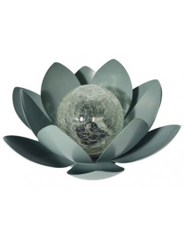 Déco lumineuse solaire Lotus AIC International Guirlande, lanterne et objet décoratif