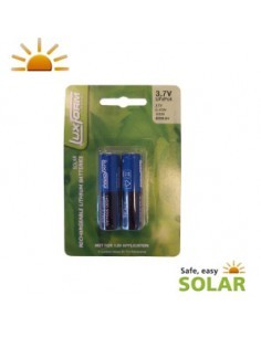 Piles solaires AA rechargeables x2 14500 LI-ON Luxform lighting Accessoires pour éclairage 2
