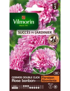 Cosmos double click rose bonbon Vilmorin Graines de plante fleurie