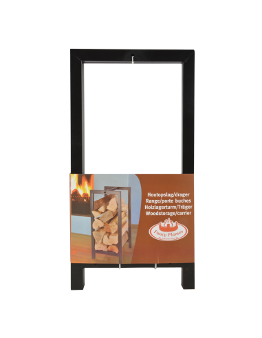Range/Porte bûches Landmann Brasero et parasol chauffant