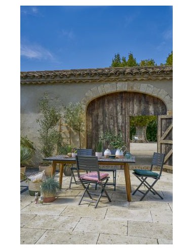 Chaise "Lucca" anthracite Pro Loisirs Chaise de jardin