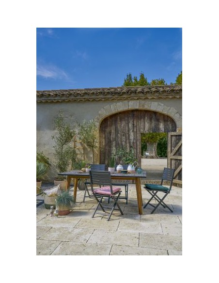 Chaise "Lucca" anthracite Pro Loisirs Chaise de jardin