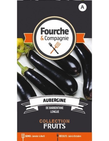 Aubergine de Barbentane- Fourche & Compagnie Fourche et Compagnie Graines du potager