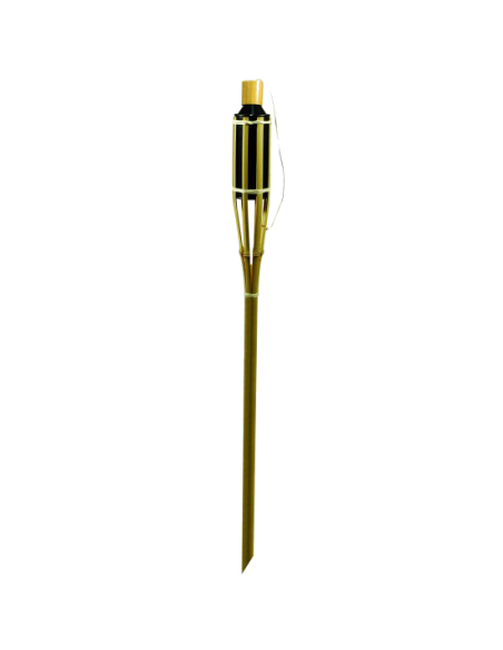 Torche en bambou noir - Roura ROURA Guirlande, lanterne et objet décoratif