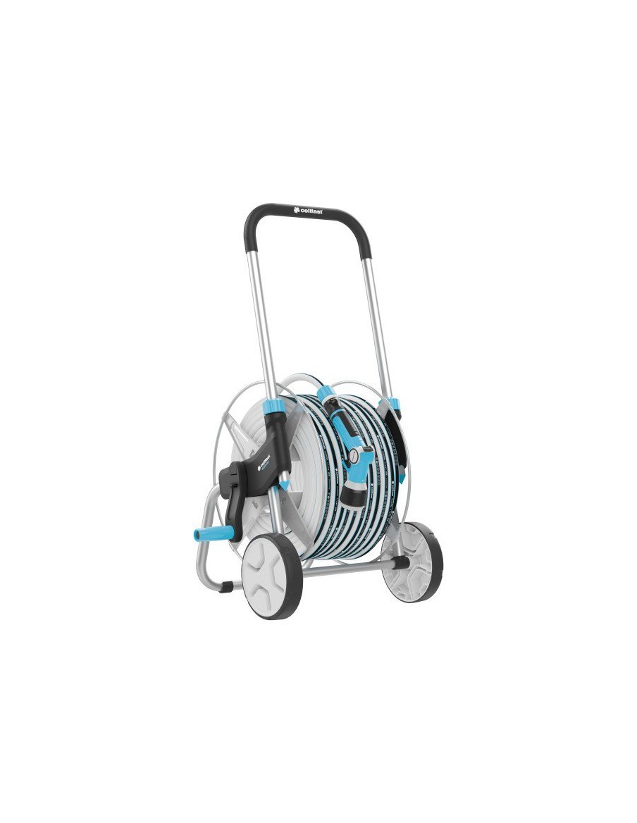 Dévidoir métal EXPLORER Ø12,5mm x 25m + Accessoires - Cellfast Cellfast Dévidoir et enrouleur de tuyau