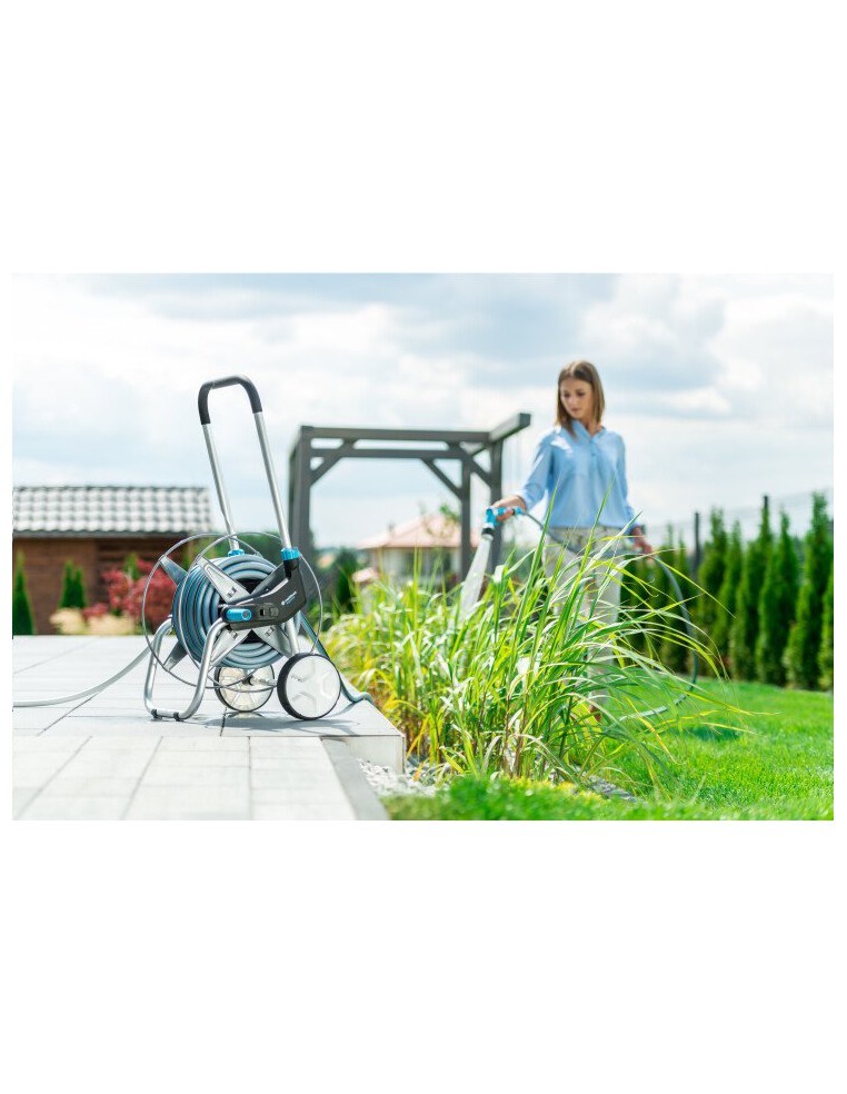 Dévidoir métal EXPLORER Ø12,5mm x 25m + Accessoires - Cellfast Cellfast Dévidoir et enrouleur de tuyau