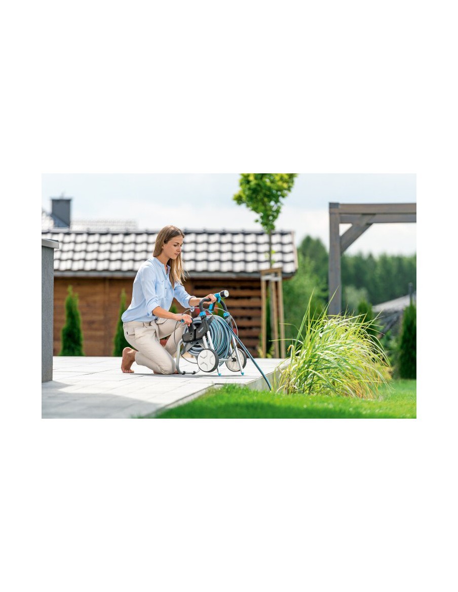 Dévidoir métal EXPLORER Ø12,5mm x 25m + Accessoires - Cellfast Cellfast Dévidoir et enrouleur de tuyau