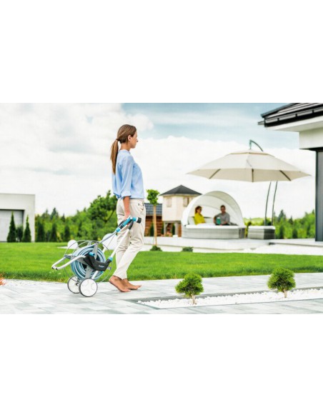 Dévidoir métal EXPLORER Ø12,5mm x 25m + Accessoires - Cellfast Cellfast Dévidoir et enrouleur de tuyau