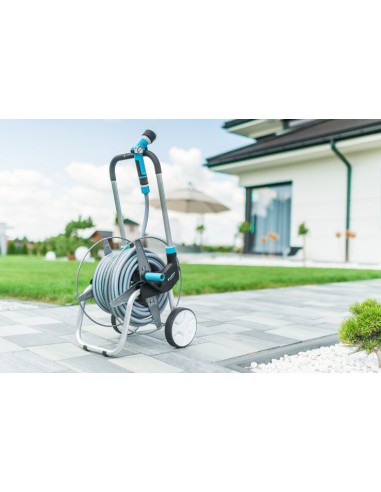 Dévidoir métal EXPLORER Ø12,5mm x 25m + Accessoires - Cellfast Cellfast Dévidoir et enrouleur de tuyau