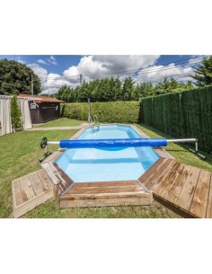 Enrouleur de bâche pour piscine enterrée (max 5x5m) - Gré Gré Accessoires Piscine Enterrée 2