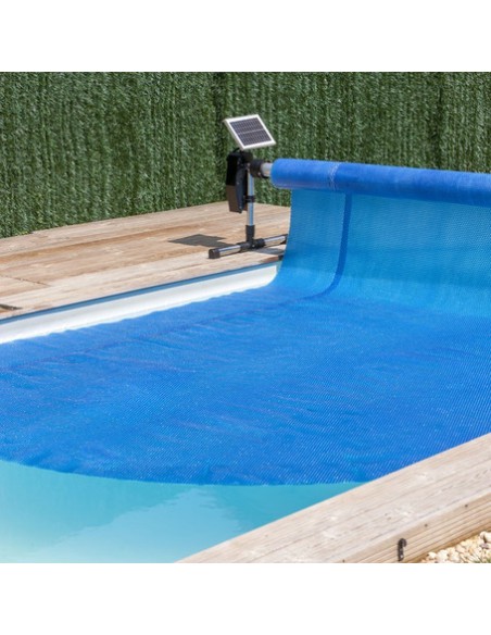 Enrouleur de bâche automatique solaire - Gré Gré Accessoires pour piscines enterrées