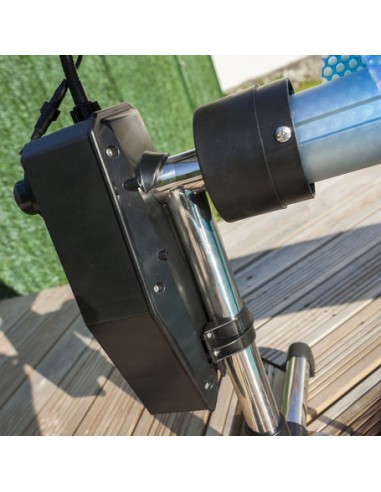 Enrouleur de bâche automatique solaire - Gré Gré Accessoires pour piscines enterrées