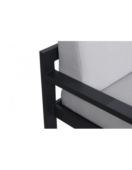 Salon d'angle Miami Anthracite - ECLOZ ECLOZ Salons de jardin