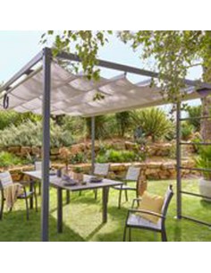 Tonnelle "Toit Coulissant" L.4 x l.3 m - ECLOZ ECLOZ Pergola, tonnelle et gazebo 2