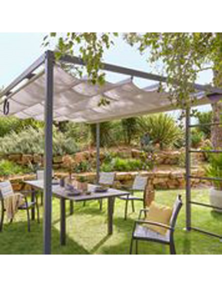 Tonnelle "Toit Coulissant" L.4 x l.3 m - ECLOZ ECLOZ Pergola, tonnelle et gazebo