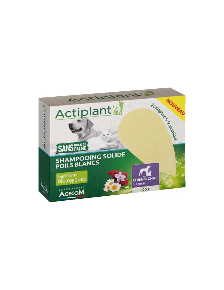 Shampooing solide - Poils Blancs - Actiplant' Actiplant' Shampoing