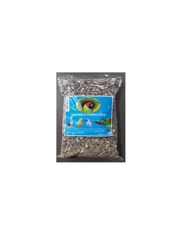 Alimentation grande perruche - 2kg  Alimentation quotidienne
