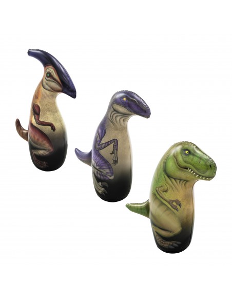 Punching-Ball Dinosaures T-Rex, Raptor, Para BestWay Baignade et jeu de piscine