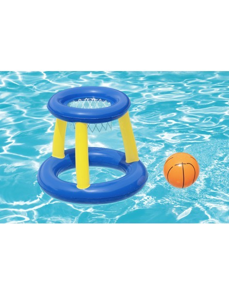 Panier De Basket Flottant + Ballon + 3 Anneaux BestWay Baignade et jeu de piscine 2