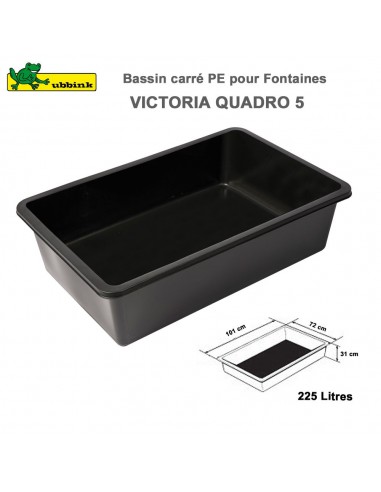 Bassin Victoria Quadro 6 - Ubbink Ubbink Bassin préformé