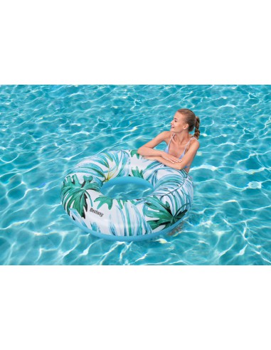 Bouée Ronde119cm Tropical Palms Assortie - Bestway BestWay Baignade & jeu de piscine