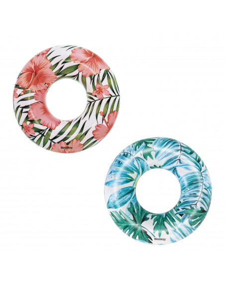 Bouée Ronde119cm Tropical Palms Assortie - Bestway BestWay Baignade & jeu de piscine
