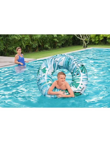 Bouée Ronde119cm Tropical Palms Assortie - Bestway BestWay Baignade & jeu de piscine