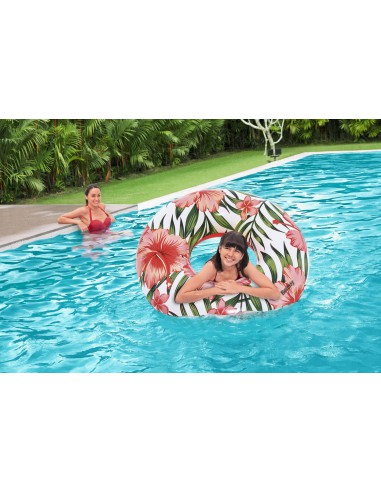 Bouée Ronde119cm Tropical Palms Assortie - Bestway BestWay Baignade & jeu de piscine