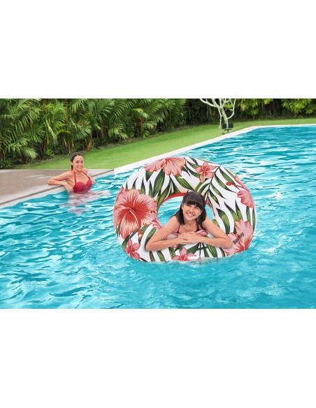 Bouée Ronde119cm Tropical Palms Assortie - Bestway BestWay Baignade & jeu de piscine