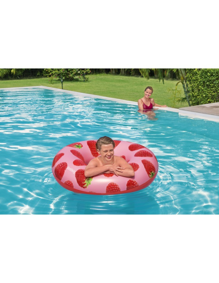 Bouée Ronde 119cm Parfumée Framboise - Bestway BestWay Baignade et jeu de piscine