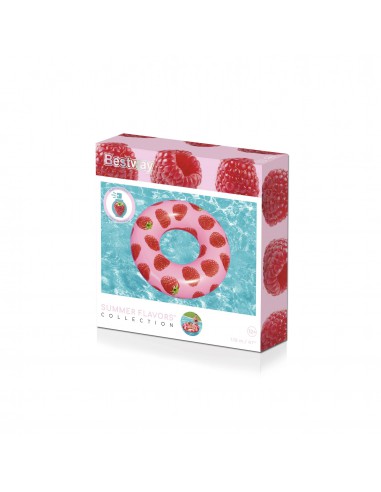 Bouée Ronde 119cm Parfumée Framboise - Bestway BestWay Baignade et jeu de piscine